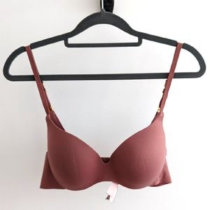 Victoria's Secret Purple Adjustable Wired Push-up Bra Size 34B